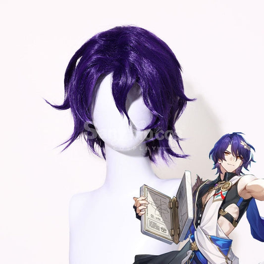 Game Honkai: Star Rail Cosplay Dr. Ratio Wig Wigs 1000