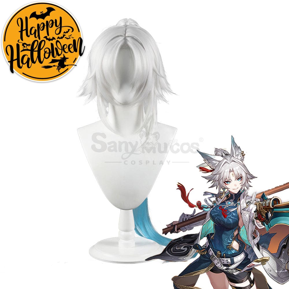 Game Honkai: Star Rail Cosplay Feixiao Wig Wigs
