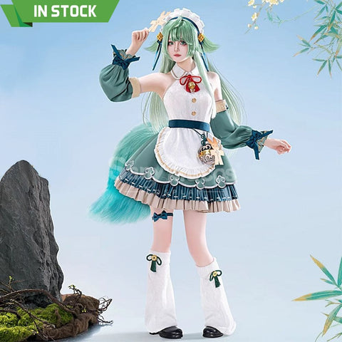 【Pre-Sale】Game Honkai: Star Rail Cosplay Huohuo Maid Costume Premium Edition Costumes