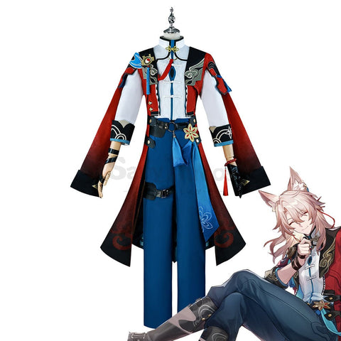【In Stock】Game Honkai: Star Rail Cosplay Jiaoqiu Costume Plus Size Costumes