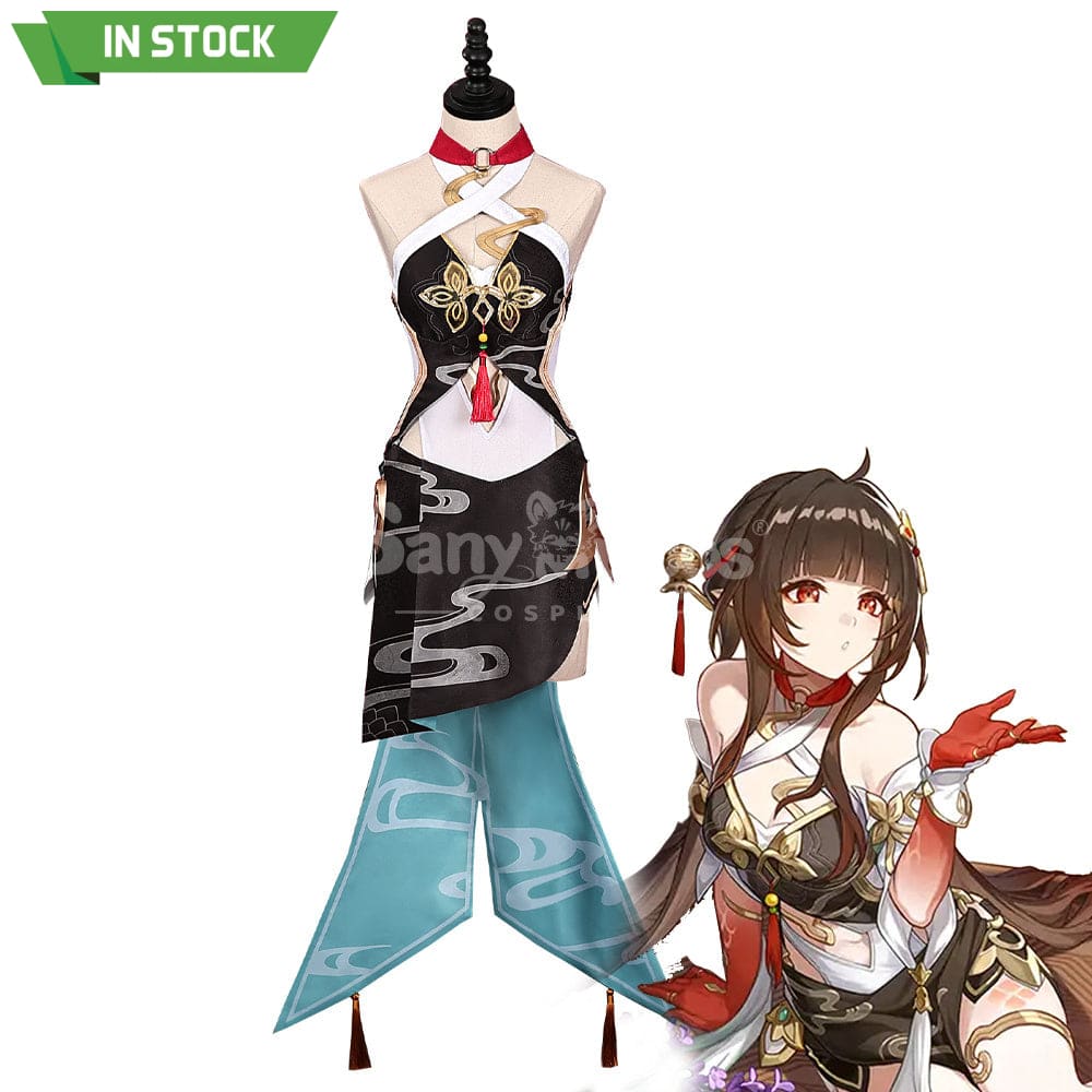 【In Stock】Game Honkai: Star Rail Cosplay Lingsha Costume Costumes