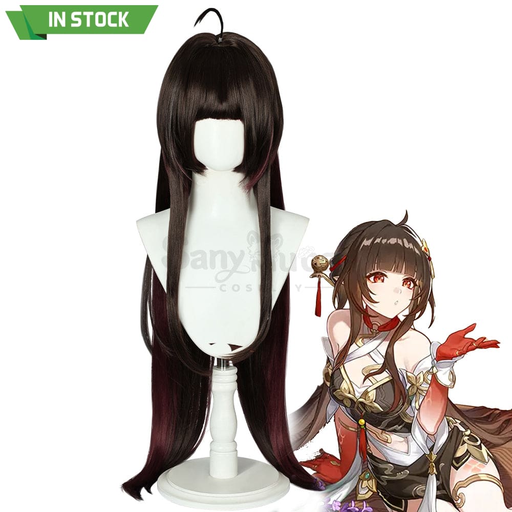 【In Stock】Game Honkai: Star Rail Cosplay Lingsha Wis Wigs