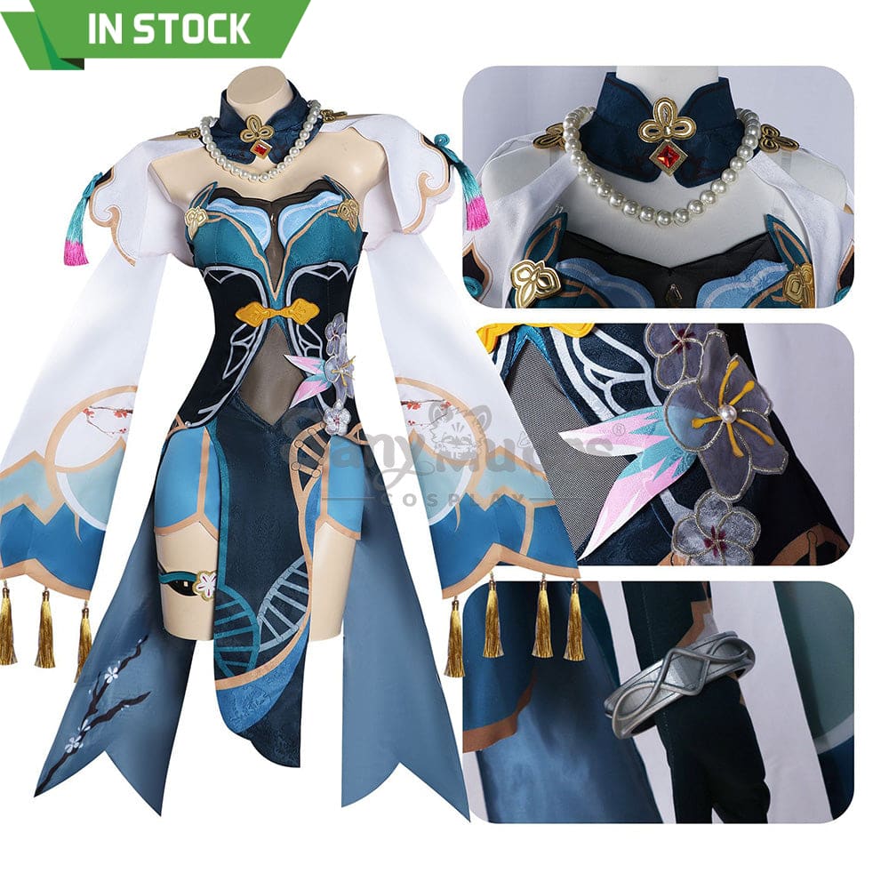 【In Stock】Game Honkai: Star Rail Cosplay Ruanmei Costume Plus Size Costumes