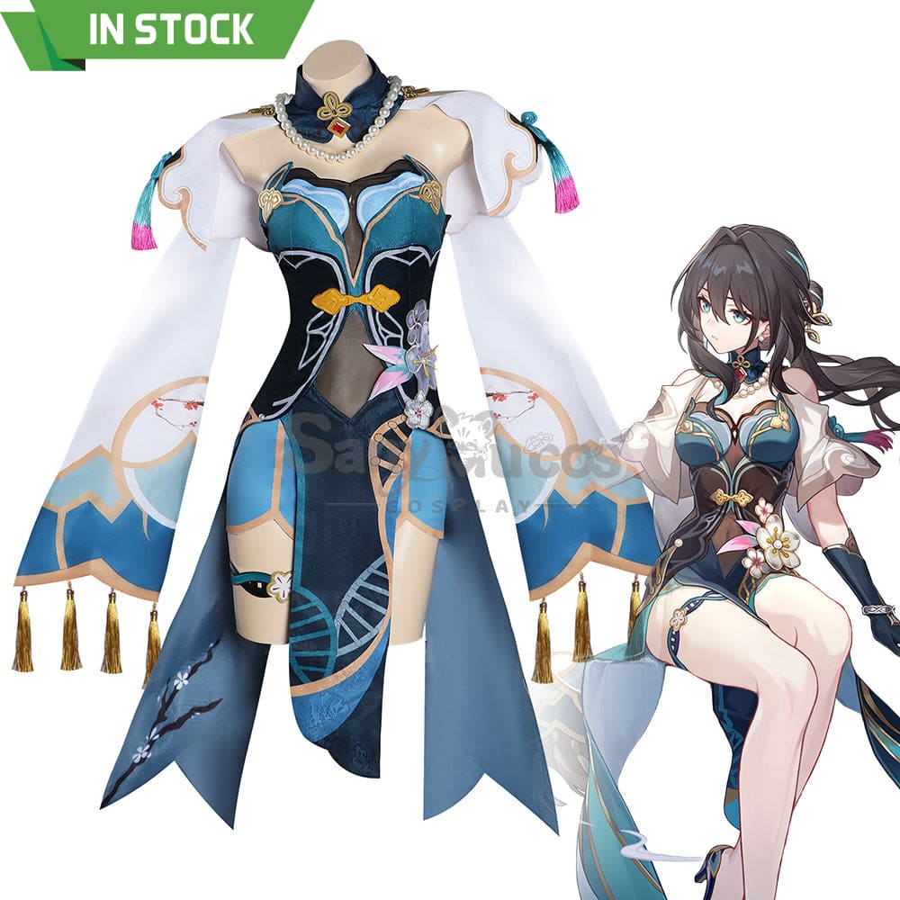 【In Stock】Game Honkai: Star Rail Cosplay Ruanmei Costume Plus Size Costumes