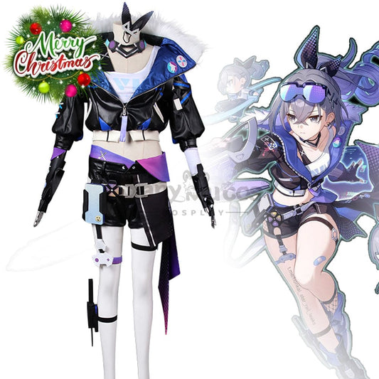 【In Stock】Game Honkai: Star Rail Cosplay Stellaron Hunters Silver Wolf Costume Costumes 1000