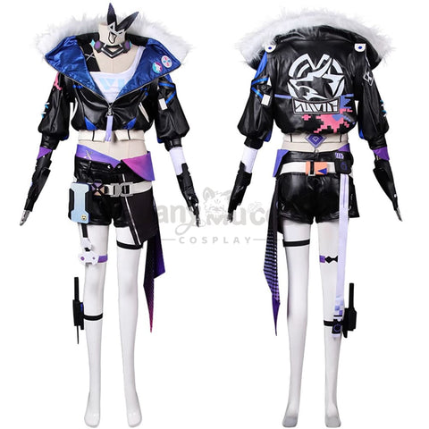 【In Stock】Game Honkai: Star Rail Cosplay Stellaron Hunters Silver Wolf Costume Costumes
