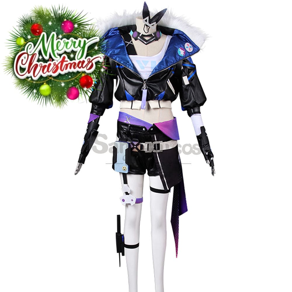 【In Stock】Game Honkai: Star Rail Cosplay Stellaron Hunters Silver Wolf Costume Costumes