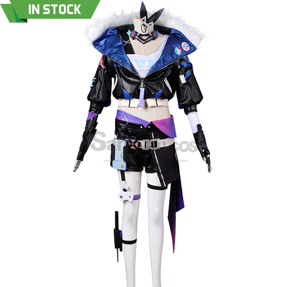 【In Stock】Game Honkai: Star Rail Cosplay Stellaron Hunters Silver Wolf Costume Costumes