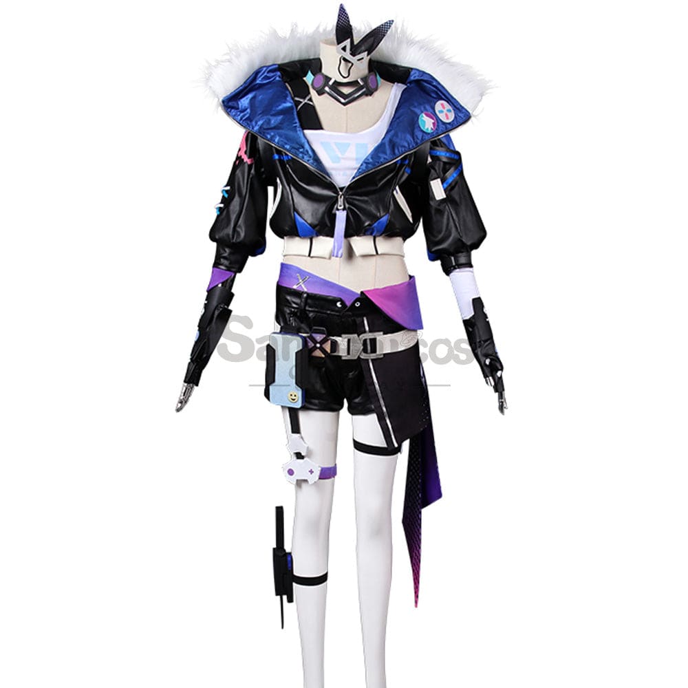 【In Stock】Game Honkai: Star Rail Cosplay Stellaron Hunters Silver Wolf Costume Costumes