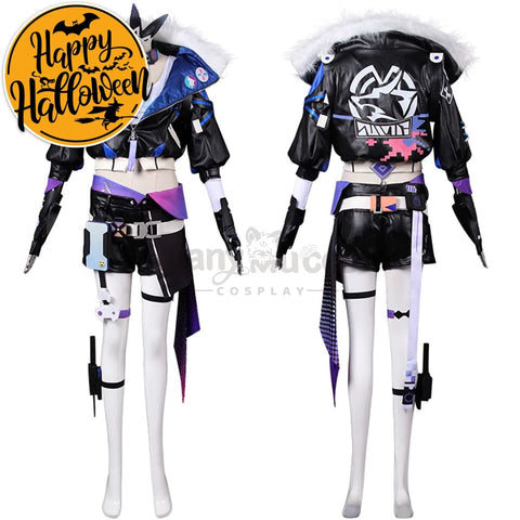【In Stock】Game Honkai: Star Rail Cosplay Stellaron Hunters Silver Wolf Costume Costumes