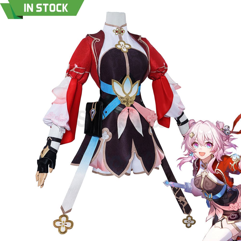 【In Stock】Game Honkai: Star Rail Cosplay The Hunt March 7Th Costume Plus Size Costumes