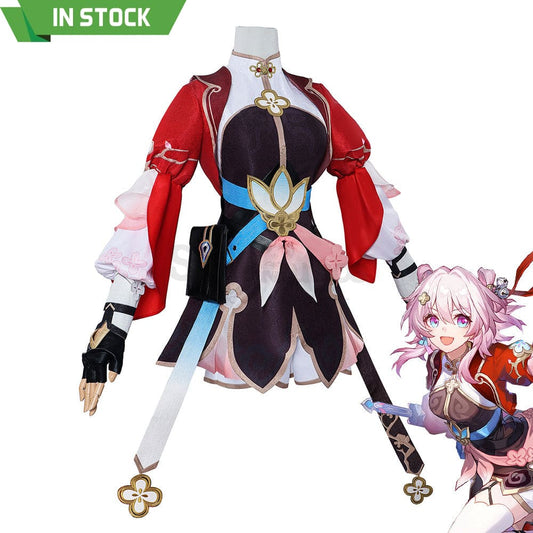 【In Stock】Game Honkai: Star Rail Cosplay The Hunt March 7Th Costume Plus Size Costumes 1000