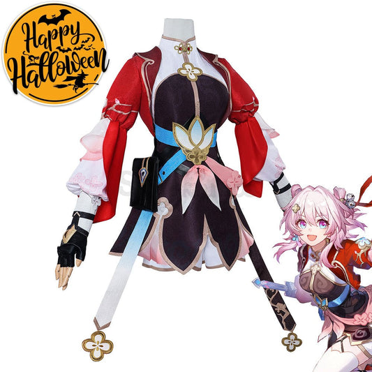 【In Stock】Game Honkai: Star Rail Cosplay The Hunt March 7Th Costume Plus Size Costumes 1000
