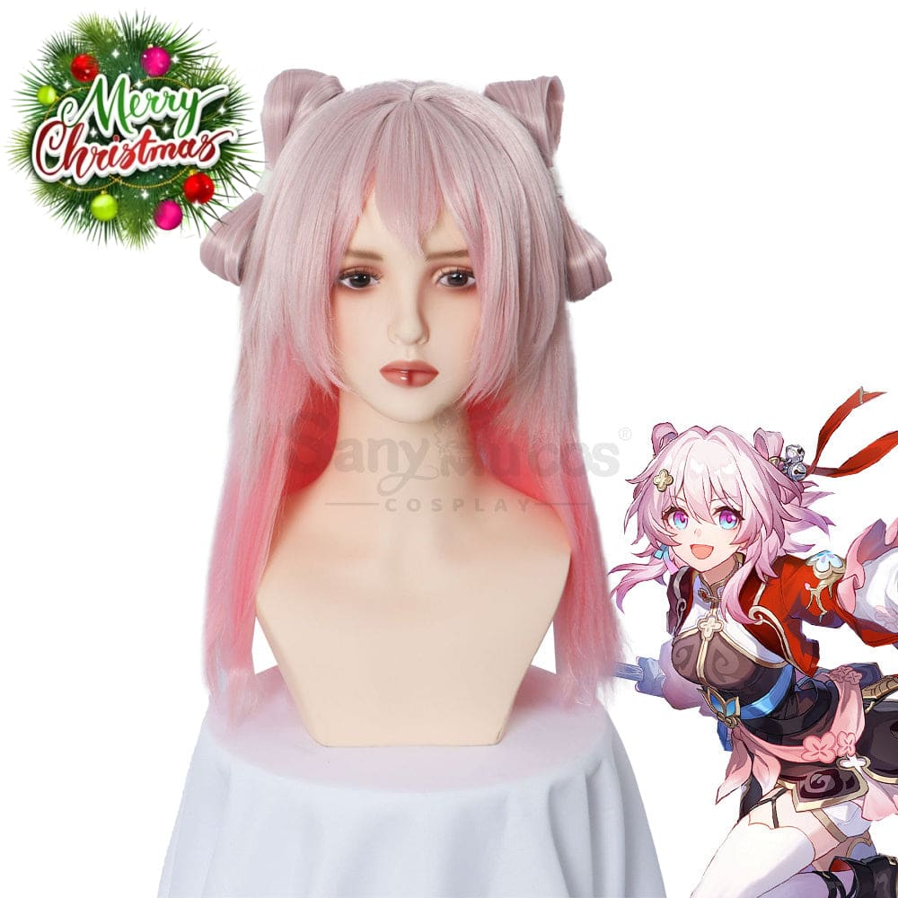 【In Stock】Game Honkai: Star Rail Cosplay The Hunt March 7Th Wig Wigs