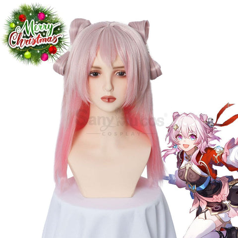 【In Stock】Game Honkai: Star Rail Cosplay The Hunt March 7Th Wig Wigs