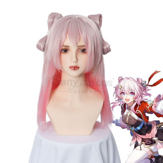 【In Stock】Game Honkai: Star Rail Cosplay The Hunt March 7Th Wig Wigs 1000