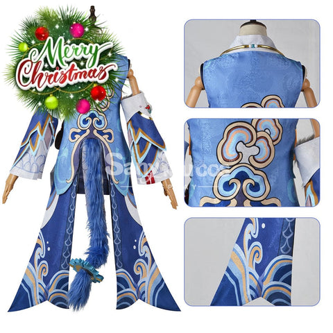 【In Stock】Game Honkai: Star Rail Cosplay Xianzhou Alliance Bailu Costume Costumes