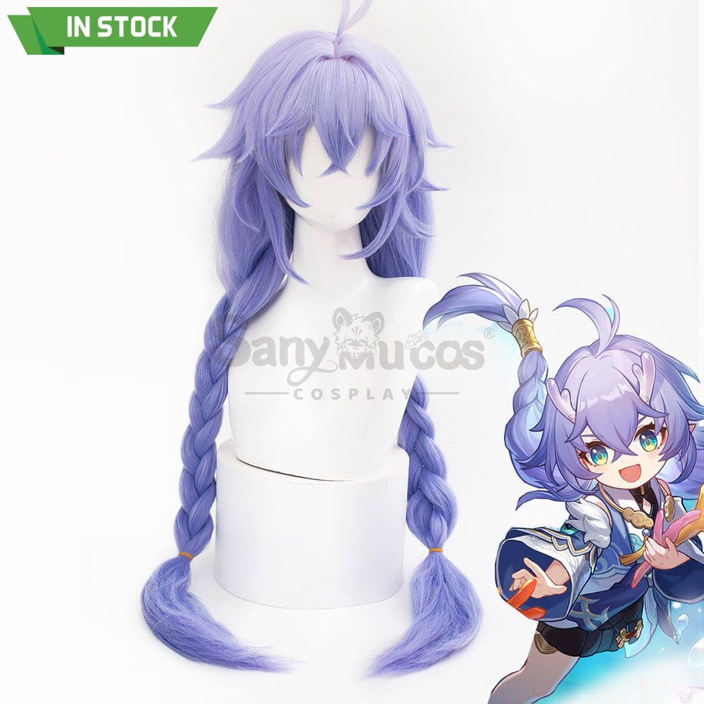 【In Stock】Game Honkai: Star Rail Cosplay Xianzhou Alliance Bailu Wig Wigs