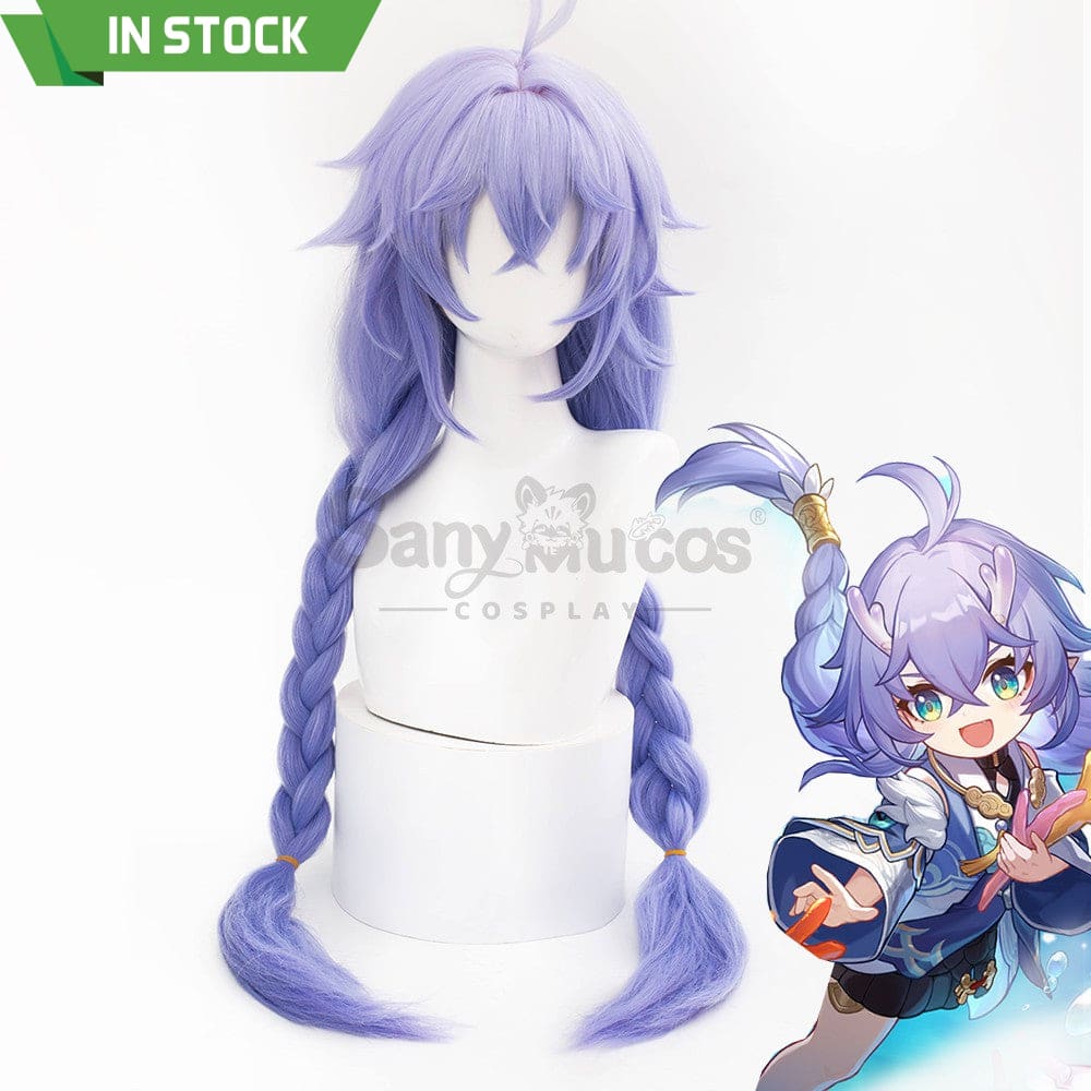 【In Stock】Game Honkai: Star Rail Cosplay Xianzhou Alliance Bailu Wig Wigs