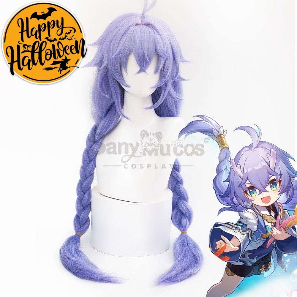 【In Stock】Game Honkai: Star Rail Cosplay Xianzhou Alliance Bailu Wig Wigs
