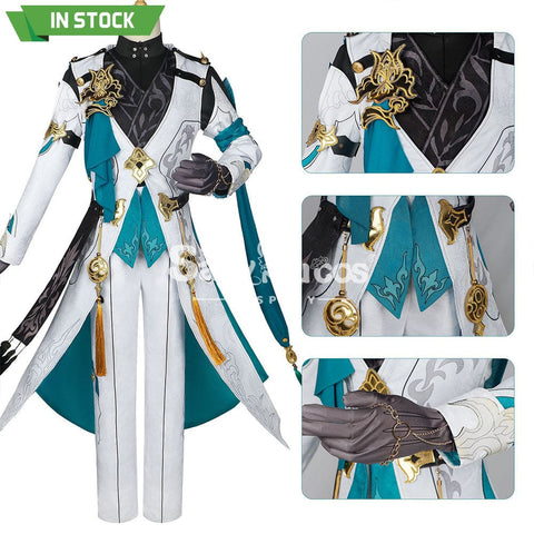 【In Stock】Game Honkai: Star Rail Cosplay Xianzhou Alliance Luocha Costume Plus Size Costumes