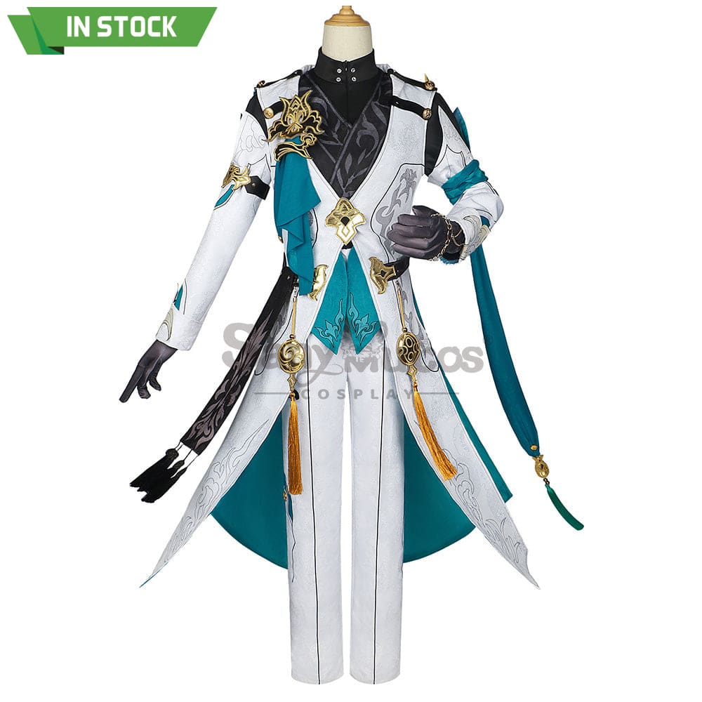 【In Stock】Game Honkai: Star Rail Cosplay Xianzhou Alliance Luocha Costume Premium Edition Costumes