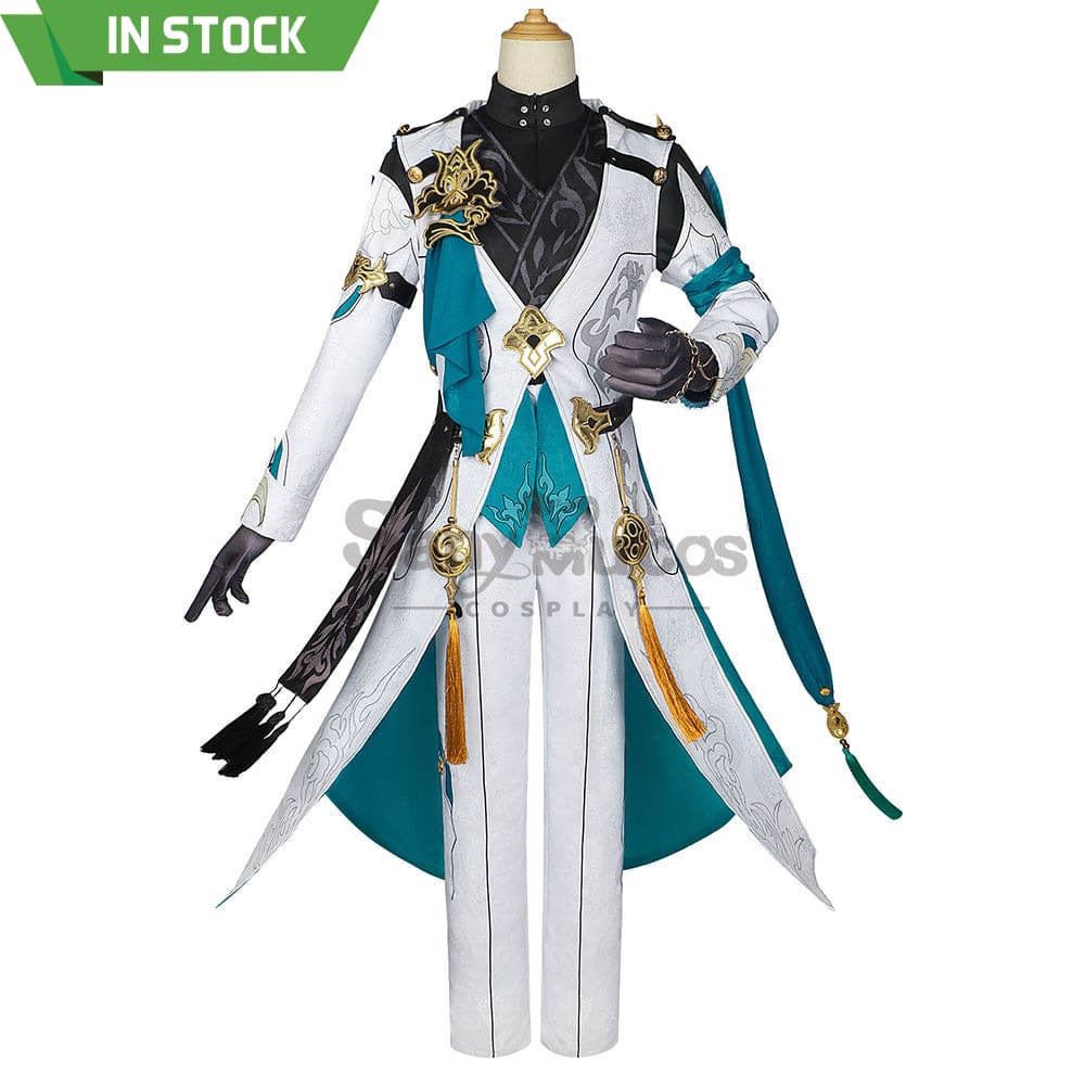 【In Stock】Game Honkai: Star Rail Cosplay Xianzhou Alliance Luocha Costume Premium Edition Costumes