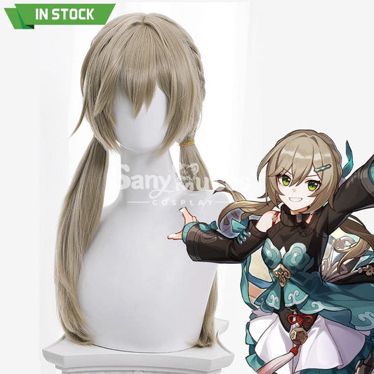 【In Stock】Game Honkai: Star Rail Cosplay Xianzhou Alliance Qingque Wig Wigs 1000