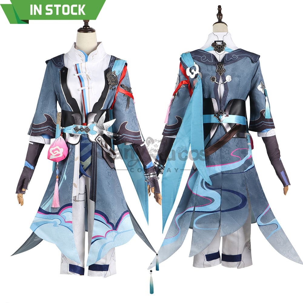 【In Stock】Game Honkai: Star Rail Cosplay Xianzhou Alliance Yanqing Costume Plus Size Costumes