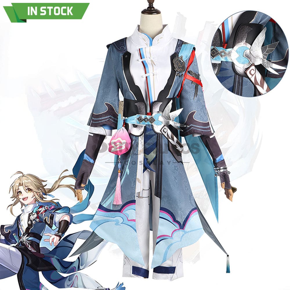 【In Stock】Game Honkai: Star Rail Cosplay Xianzhou Alliance Yanqing Costume Plus Size Costumes