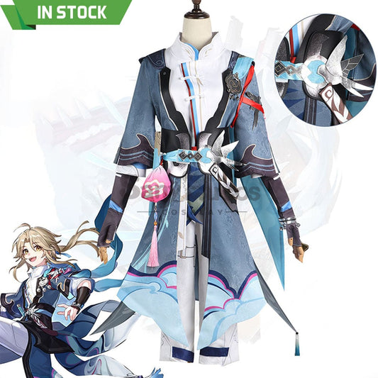 【In Stock】Game Honkai: Star Rail Cosplay Xianzhou Alliance Yanqing Costume Plus Size Costumes 1000