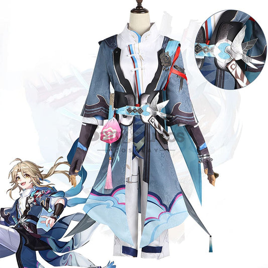 【In Stock】Game Honkai: Star Rail Cosplay Xianzhou Alliance Yanqing Costume Plus Size Costumes 1000