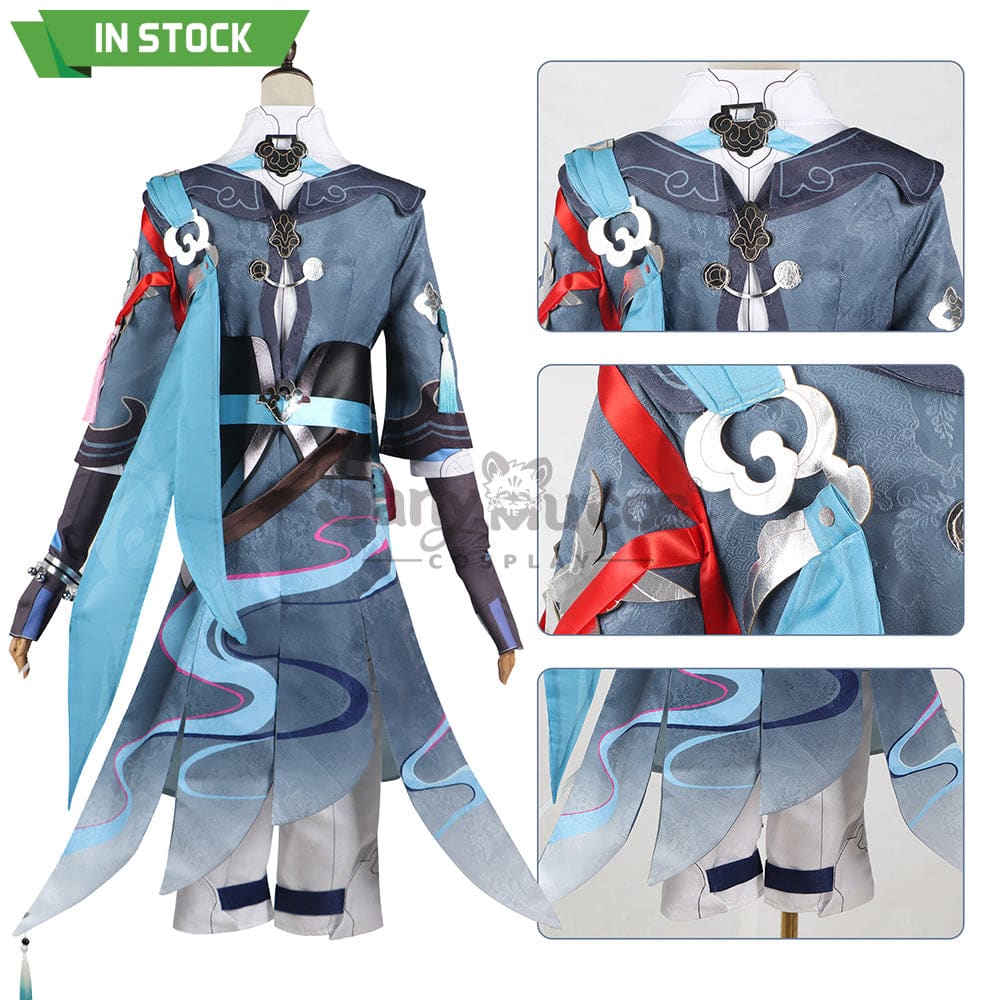 【In Stock】Game Honkai: Star Rail Cosplay Xianzhou Alliance Yanqing Costume Plus Size Costumes