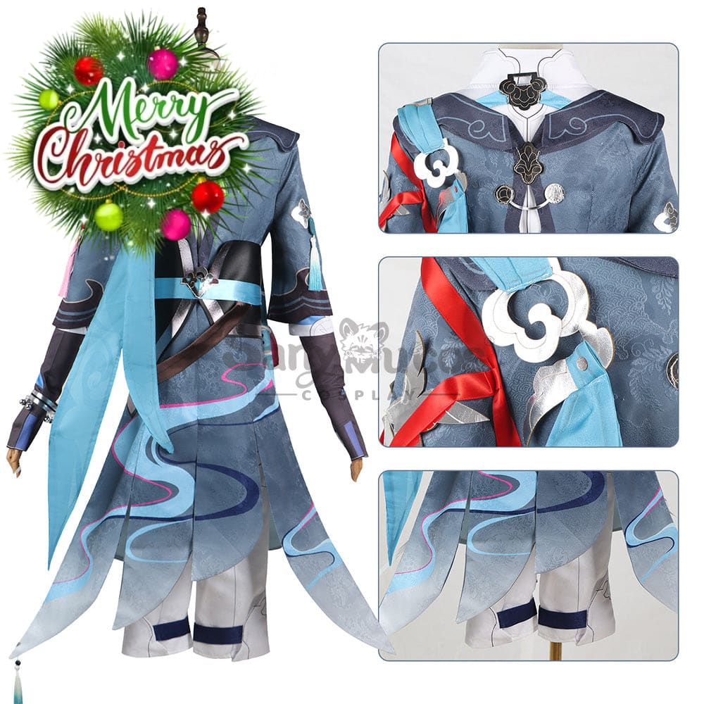 【In Stock】Game Honkai: Star Rail Cosplay Xianzhou Alliance Yanqing Costume Plus Size Costumes