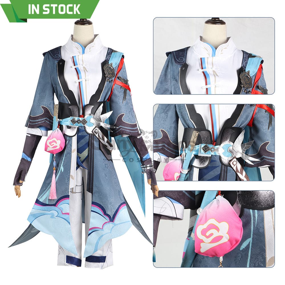 【In Stock】Game Honkai: Star Rail Cosplay Xianzhou Alliance Yanqing Costume Plus Size Costumes