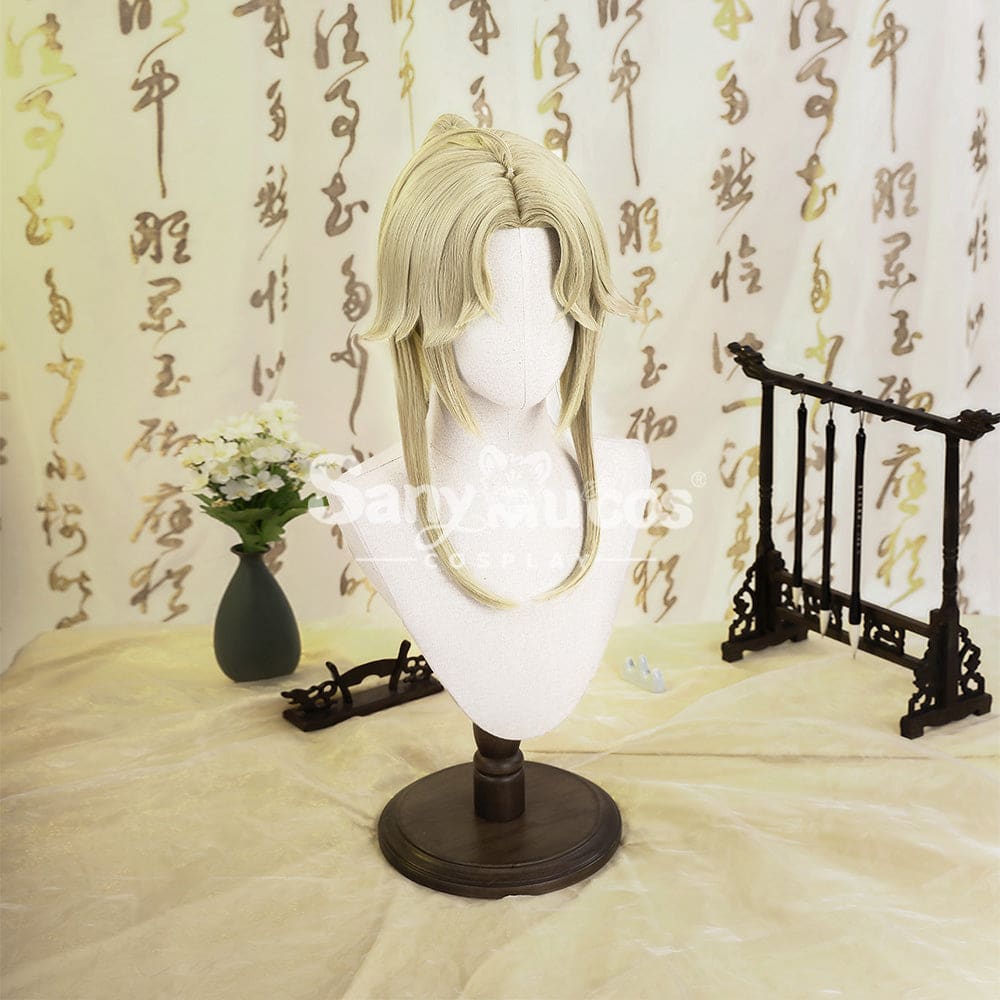 【In Stock】Game Honkai: Star Rail Cosplay Xianzhou Alliance Yanqing Wig Wigs