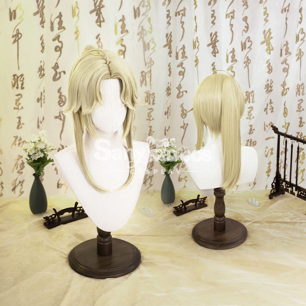 【In Stock】Game Honkai: Star Rail Cosplay Xianzhou Alliance Yanqing Wig Wigs