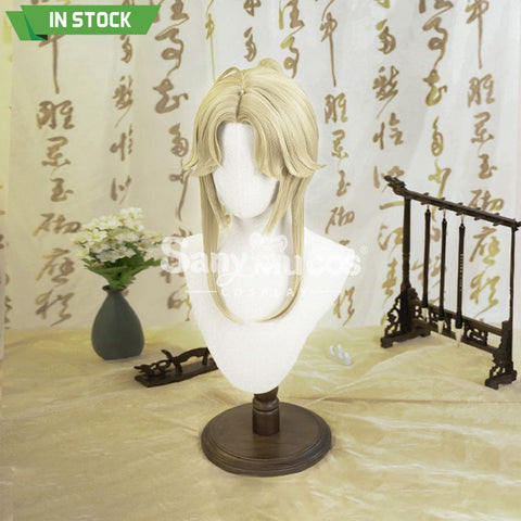 【In Stock】Game Honkai: Star Rail Cosplay Xianzhou Alliance Yanqing Wig Wigs