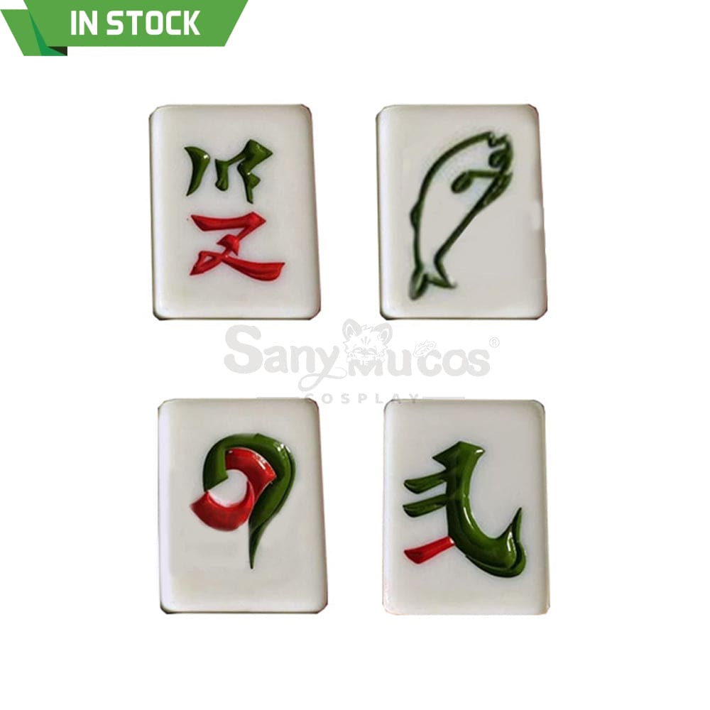 【In Stock】Game Honkai: Star Rail Cosplay Xianzhou Luofu Qingque Mahjong Prop #5