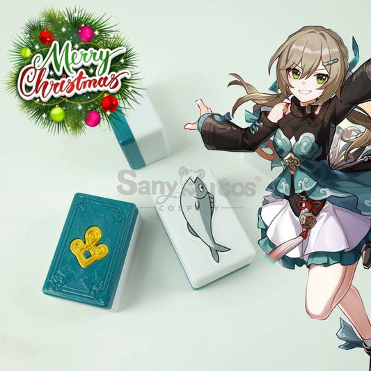 【In Stock】Game Honkai: Star Rail Cosplay Xianzhou Luofu Qingque Mahjong Prop 1000