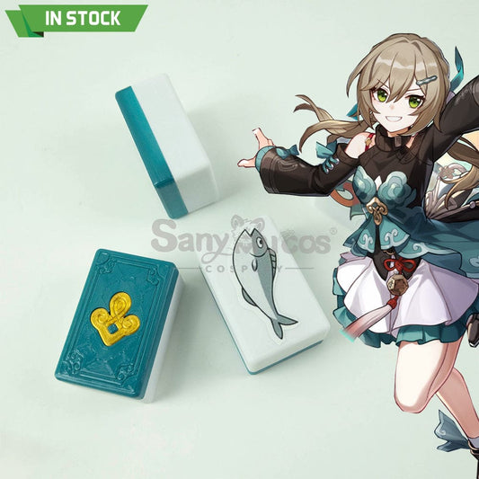 【In Stock】Game Honkai: Star Rail Cosplay Xianzhou Luofu Qingque Mahjong Prop 1000