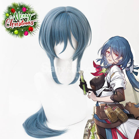 Game Honkai: Star Rail Natasha Special Blue Cosplay Wig Wigs
