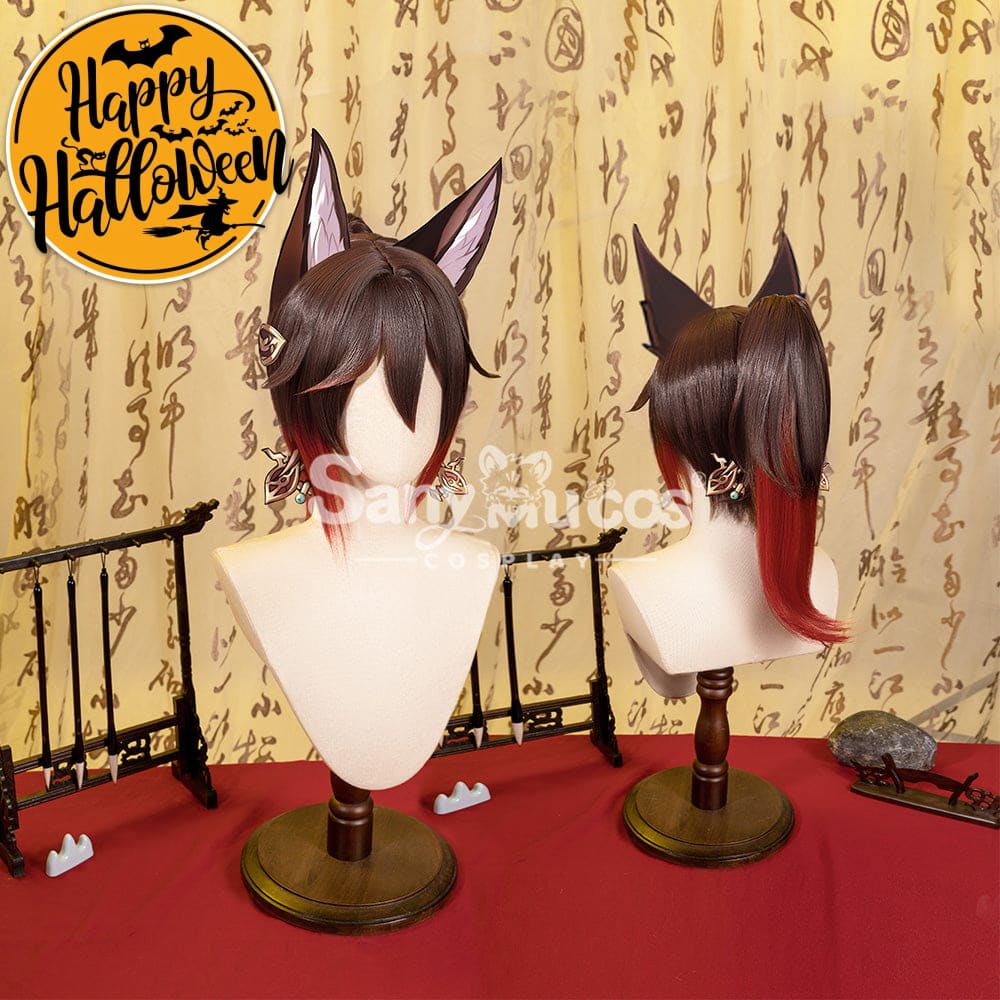 Game Honkai: Star Rail Tingyun Gradient Color Cosplay Wig Wigs