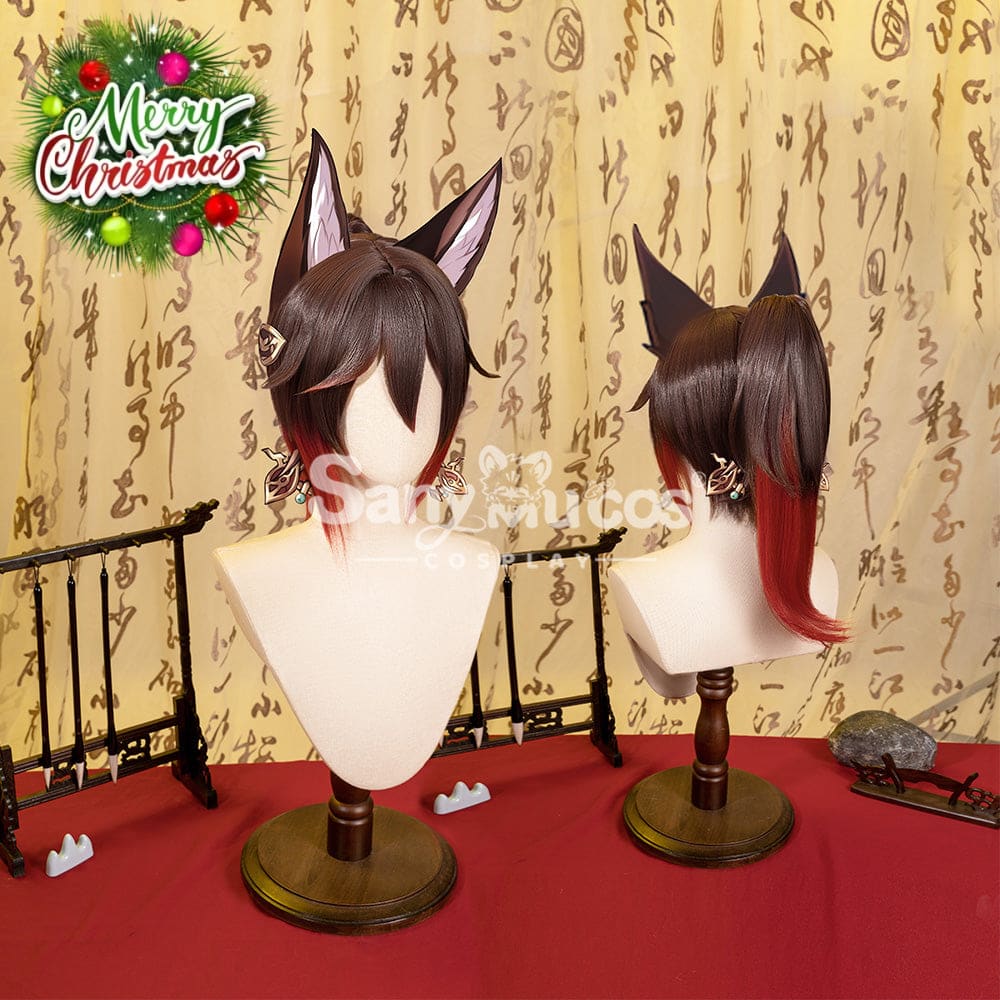 Game Honkai: Star Rail Tingyun Gradient Color Cosplay Wig Wigs