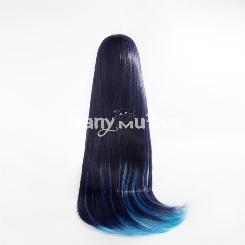 【In Stock】Game Honor Of Kings Cosplay Haiyue Purple And Blue Long Wig Wigs