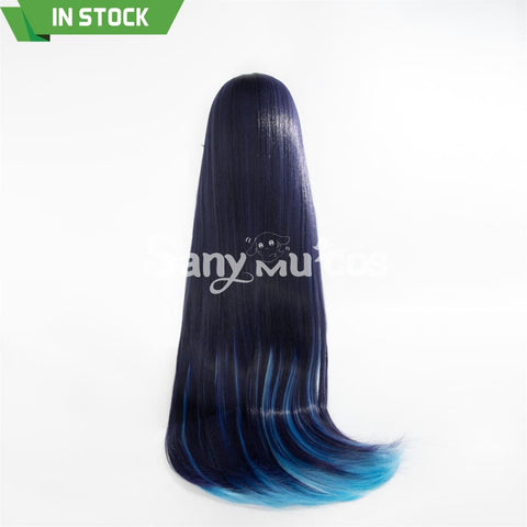 【In Stock】Game Honor Of Kings Cosplay Haiyue Purple And Blue Long Wig Wigs