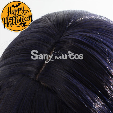 【In Stock】Game Honor Of Kings Cosplay Haiyue Purple And Blue Long Wig Wigs