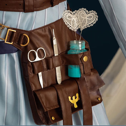 【In Stock】Game Identity V Cosplay Doctor Emily Dyer Eternal Flower Costume Fanny Pack Costumes