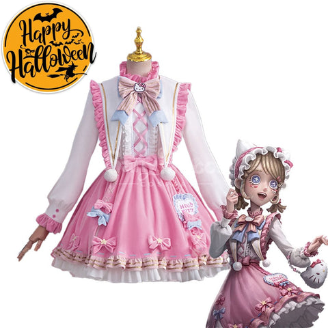 【In Stock】Game Identity V Cosplay Gardener Emma Woods Hello Kitty Dream Costume Costumes