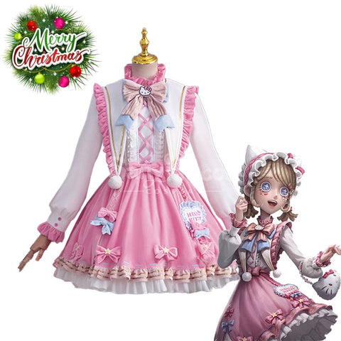 【In Stock】Game Identity V Cosplay Gardener Emma Woods Hello Kitty Dream Costume Costumes